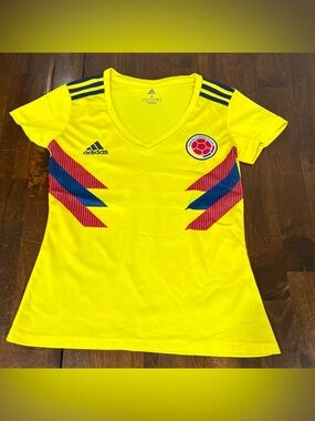 Adidas Colombia National Team Home Jersey 2018 FIFA World Cup Women's size S